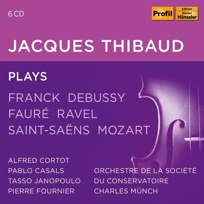 Jacques Thibaud - Violin Works (6 CD)