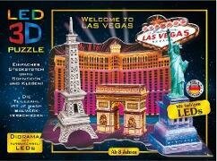 LED Diorama Puzzle Motiv - Welcome to Las Vegas 43 Teile