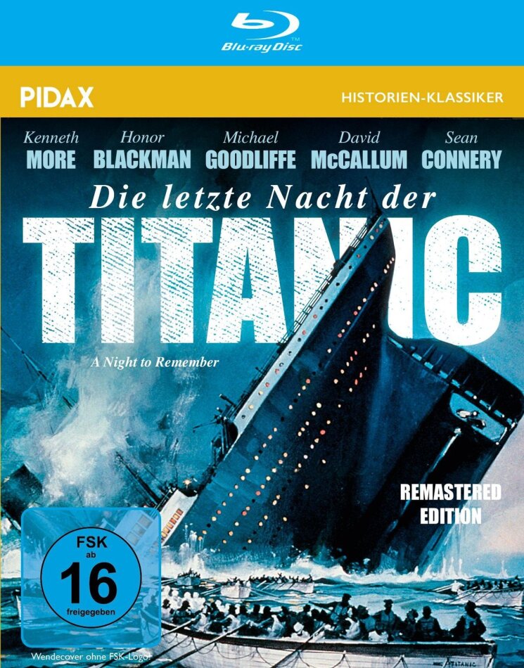 Die letzte Nacht der Titanic (1958) (Pidax Historien-Klassiker, Remastered)