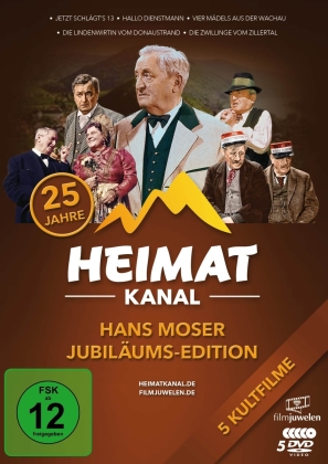 Heimat Kanal - Hans Moser Jubiläums-Edition (Filmjuwelen, 5 DVD)