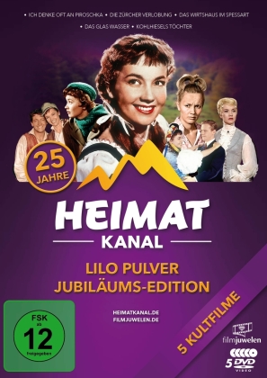 Heimat Kanal - Lilo Pulver Jubiläums-Edition (Filmjuwelen, 5 DVD)