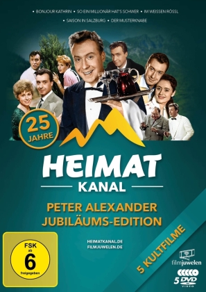 Heimat Kanal - Peter Alexander Jubiläums-Edition (Filmjuwelen, 5 DVD)