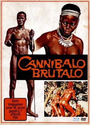 Cannibalo Brutalo (1978) (Cover B, Édition Limitée, Mediabook, Uncut, Blu-ray + DVD)