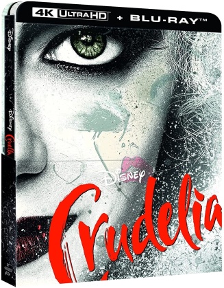 Crudelia (2021) (Edizione Limitata, Steelbook, 4K Ultra HD + Blu-ray)