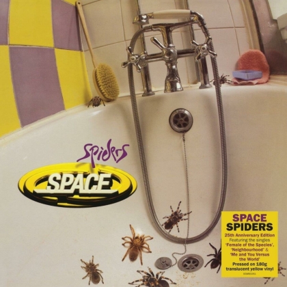 Space - Spiders (Demon Records, 25th Anniversary Edition, Yellow Vinyl, LP)