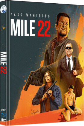 Mile 22 (2018) (Cover A, Limited Edition, Mediabook, Blu-ray + DVD)