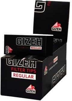 Gizeh Black Filter Tips Regular (24)