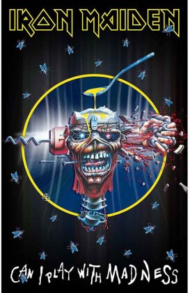 Iron Maiden Textile Poster - Can I Play With Madness