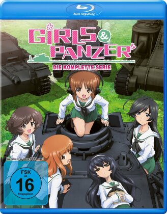 Girls & Panzer - Die komplette Serie (Volume 1-3 + OVA) (4 Blu-rays)