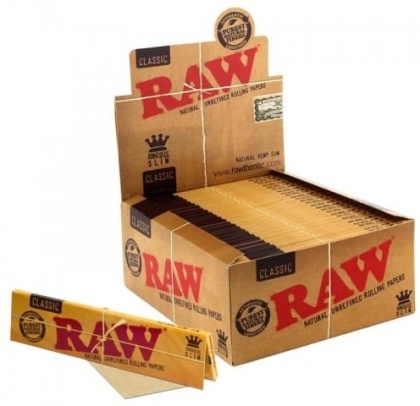 Raw Classic King Size Slim - Box 50 Stk.