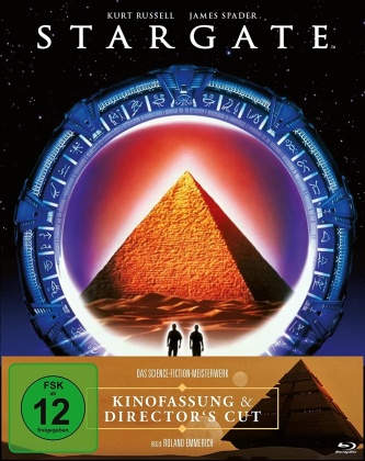 Stargate (1994) (Cover C, Director's Cut, Cinema Version, Mediabook, 2 Blu-rays)