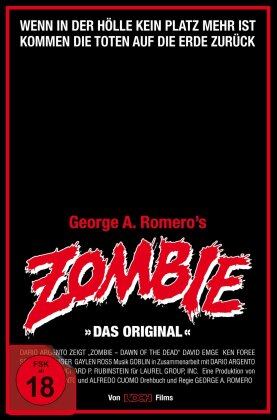 Zombie - Das Original (1978) (VHS Retro Edition, Cover A, 4K Ultra HD + 3 Blu-rays)