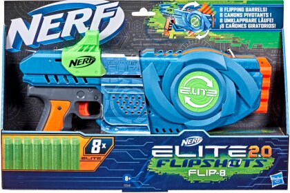 Nerf Elite 2.0 Flipshots Flip 8 - Blaster, Nachladefunktion,