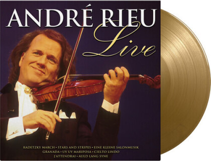 Andre Rieu - Live (Music On Vinyl, First Time On Vinyl, Limited to 1000 Copies, Versione Rimasterizzata, Gold Colored Vinyl, LP)