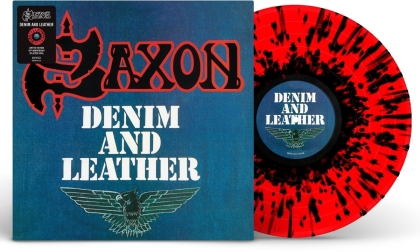 Saxon - Denim & Leather (2021 Reissue, Édition 40ème Anniversaire, Colored, LP)
