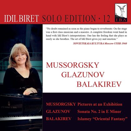 Modest Mussorgsky (1839-1881), Alexander Glazunov (1865-1936), Mili Balakirev (1899-1977) & Idil Biret - Idil Biret Solo Edition Vol. 12