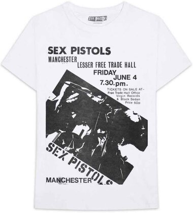 The Sex Pistols Unisex T-Shirt - Manchester Flyer