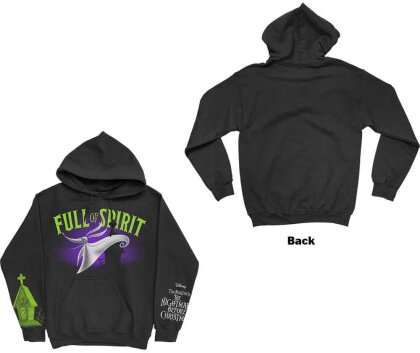 The Nightmare Before Christmas Unisex Pullover Hoodie - Full of Spirit (Sleeve Print)
