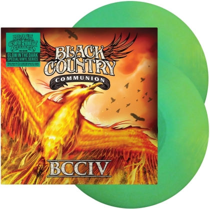 Black Country Communion (Glenn Hughes/Joe Bonamassa/Jason Bonham/Derek Sherinian) - BCCIV (2021 Reissue, Mascot, Glow In The Dark Green Vinyl, 2 LPs)