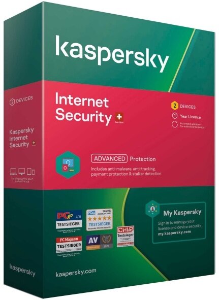 Kaspersky Internet Security (2 PC) [PC/Mac/Android]