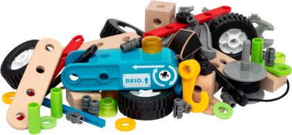 BRIO Builder 34595 Nachziehmotor-Konstruktionsset - Ergänzung für das BRIO Builder Konstruktionssystem, fördert das logische Denken - Empfohlen ab 3 Jahren