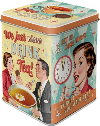 Teedose. Say it 50's / Tea & Cookies Together