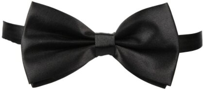 Fliege Satin schwarz