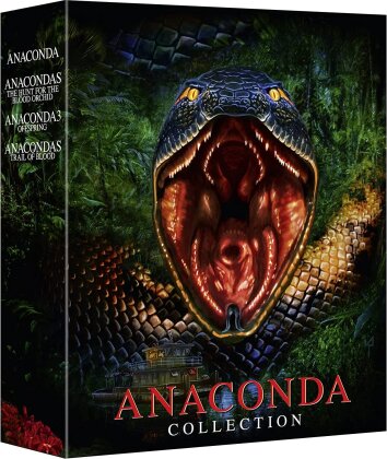 Anaconda 1-4 - Collection (4 Blu-rays)