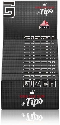 Gizeh King Size Slim + Tips - Box 26 Stk.
