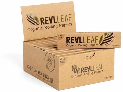 Real Leaf Unbleached Papers & Tips - Box 22 Stk.