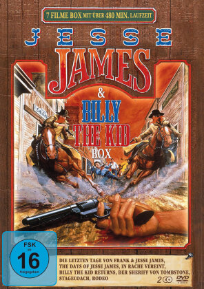 Jesse James & Billy the Kid Box - 7 Filme Box (2 DVD)