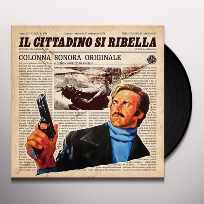 Guido De Angelis & Maurizio De Angelis - Il Cittadino Si Ribella - OST (2021 Reissue, Édition Limitée, Clear Vinyl, LP)