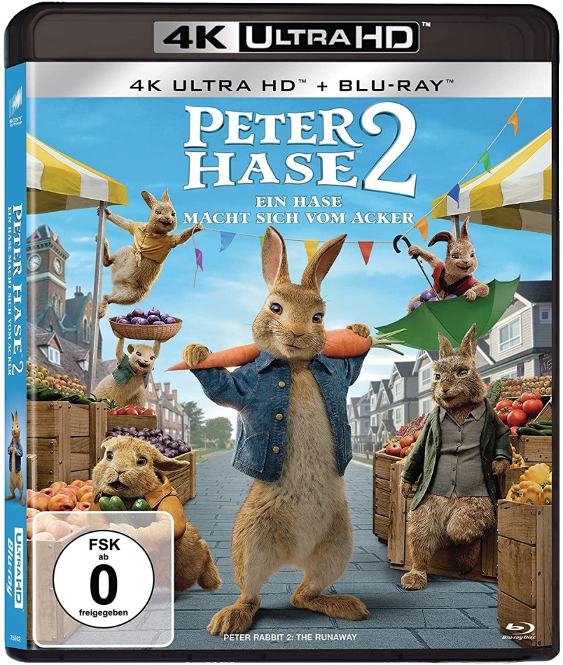 Peter Hase 2 - Ein Hase macht sich vom Acker (2021) (4K Ultra HD + Blu-ray)