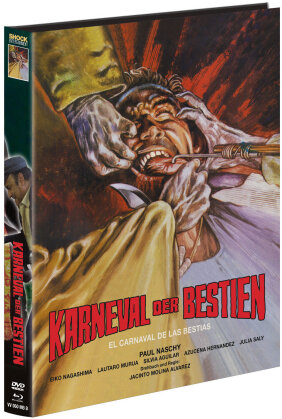 Karneval der Bestien (1980) (Cover B, Limited Edition, Mediabook, Blu-ray + DVD)