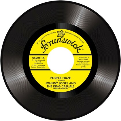 Gene Chandler & Johnny Jones - Purple Haze/There Was A Time (2021 Reissue, 7" Single)