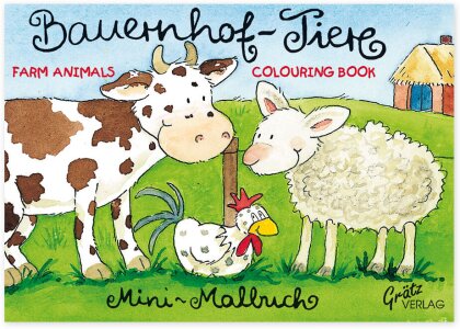 Bauernhoftiere - Mini-Malbuch