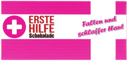 Erste Hilfe Schokolade gegen Falten und schlaffe Haut 100 g