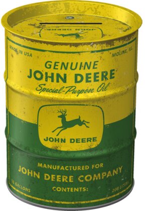 Spardose Ölfass. John Deer / Ölfass