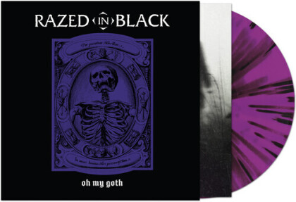 Razed In Black - Oh My Goth (2021 Reissue, Cleopatra, Limited Edition, Black/Purple Vinyl, LP)
