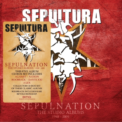 Sepultura - Sepulnation-The Studio Albums 1998-2009 (5 CDs)
