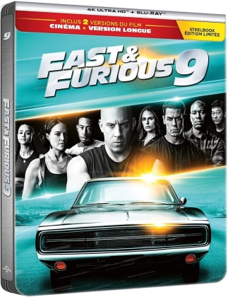 Fast & Furious 9 (2021) (Kinoversion, Limited Edition, Langfassung, Steelbook, 4K Ultra HD + Blu-ray)