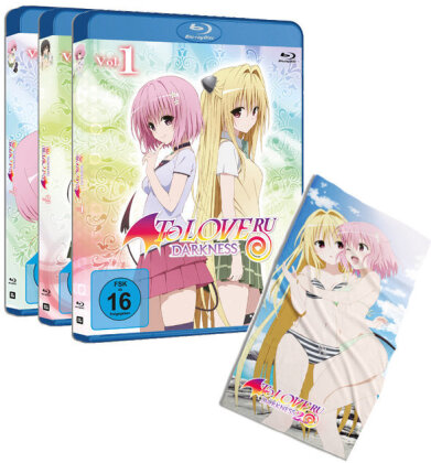 To Love Ru - Darkness - Vol. 1-3 inkl. Badehandtuch (Bundle, Limited Edition, 3 Blu-rays)