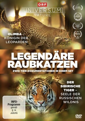 Legendäre Raubkatzen - Olimba - Königin der Leoparden / Der Sibirische Tiger - Seele der russischen Wildnis