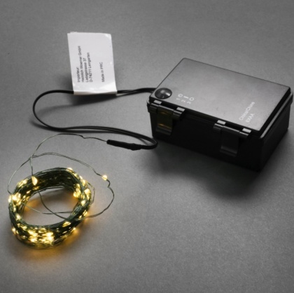 LED Batterie-Draht-Lichterkette für außen