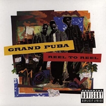 Grand Puba (Brand Nubian) - Reel To Reel (2021 Reissue, 140 Gramm, Orange Yellow / Blue White Vinyl, 2 LPs)