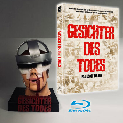 Gesichter des Todes (1978) (Cover B, + Büste, Édition Limitée, Mediabook, Blu-ray + DVD)