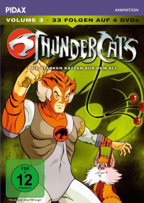 Thundercats - Die starken Katzen aus dem All - Vol. 3 (Pidax Animation, 4 DVD)