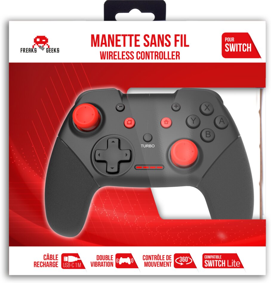 Wireless Controller - Black/Red