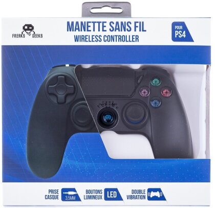Manette sans fil - PS4 - Noire - Retro-àclairée - 13 cm