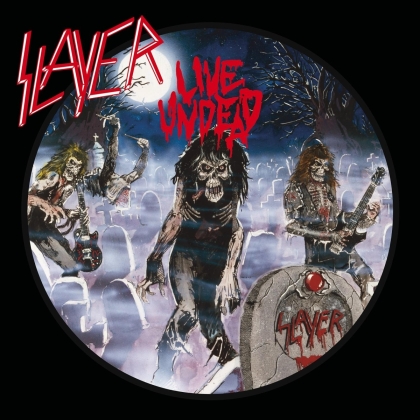 Slayer - Live Undead (2021 Reissue, Metalblade, Blue/White & Black Splatter Vinyl, LP)